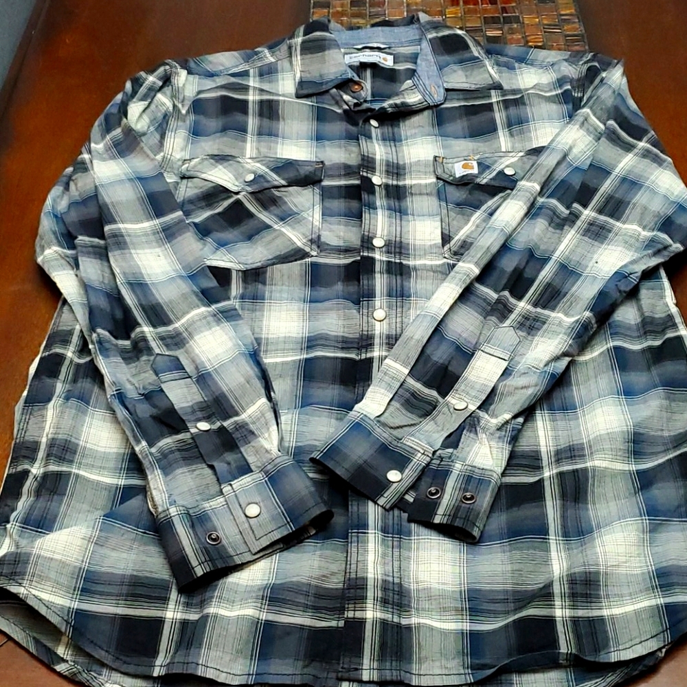 Carhartt plaid shirt